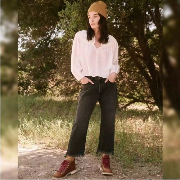 The Great Picturesque top blouse in white - Picture 8 of 8